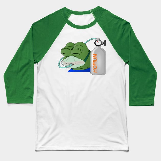 Pepe Hopium Baseball T-Shirt by THRILLHO